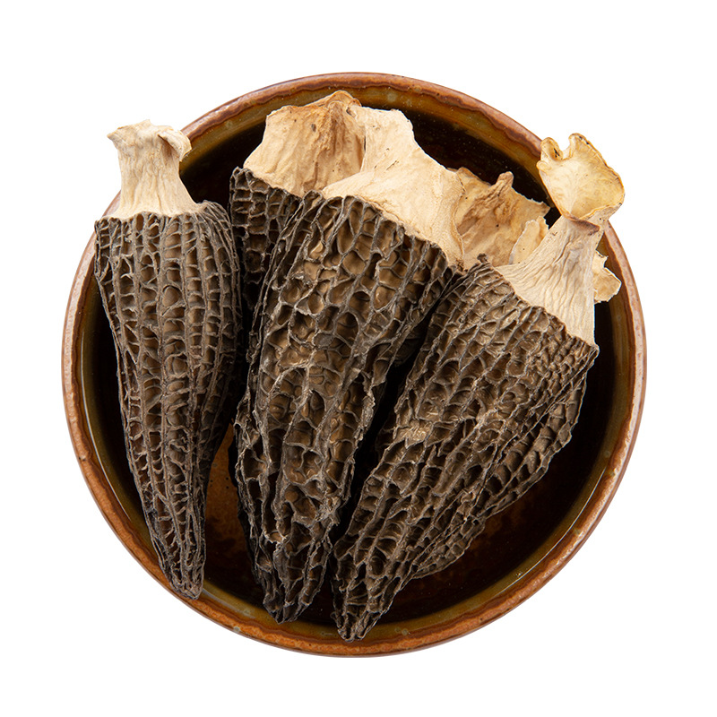 1 Yuan Per Piece, Selected Dried Morel Mushrooms Wholesale, Whole Box, 5-7 Size, Yunnan First Harvest New Morel Mushrooms