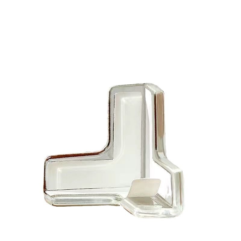 Anti-collision Angle Transparent Silicone Corner Sticker Table Corner Cabinet Range Hood Anti-collision Corner Protective Cover Anti-collision Triangle