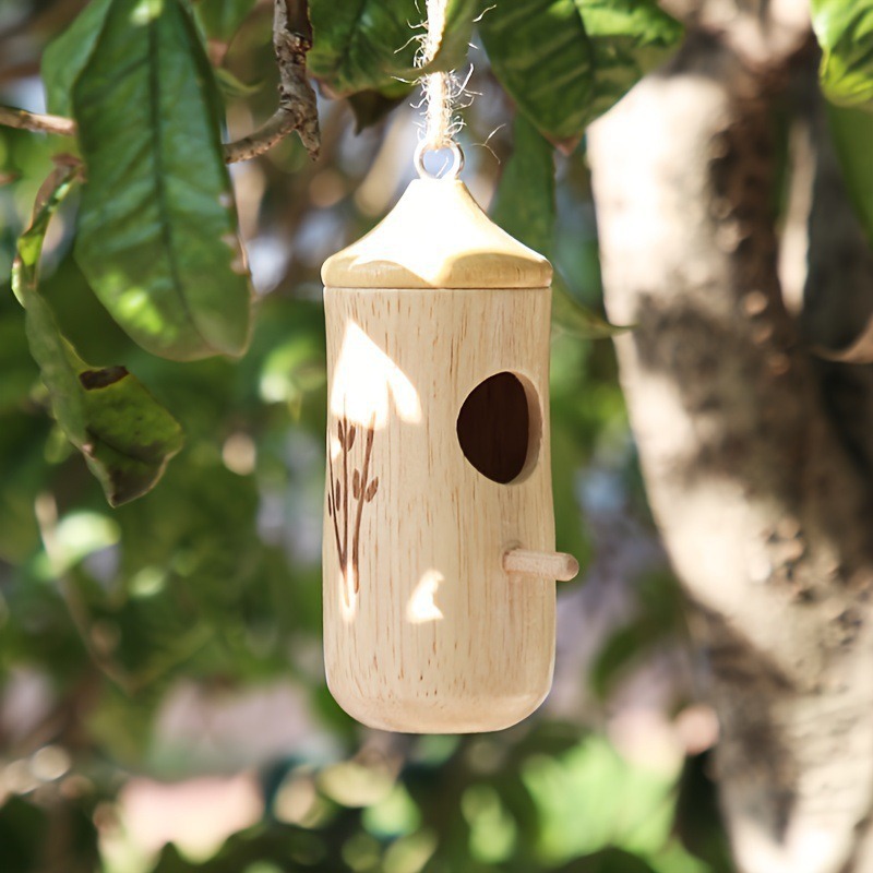 Cross-border explosions factory direct charming decorative hummingbird house garden wooden bird house