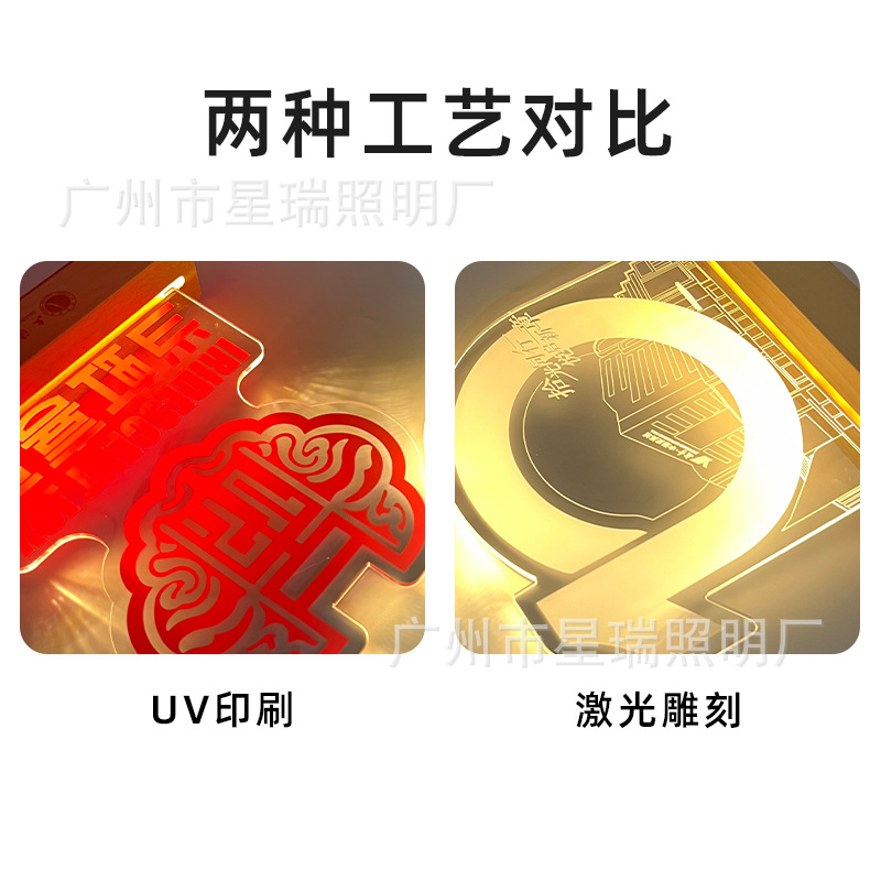 Campus Souvenirs, Graduation Season Gifts, 3D Night Lights, Customized School Anniversary Conference Event Commemorative Ornaments