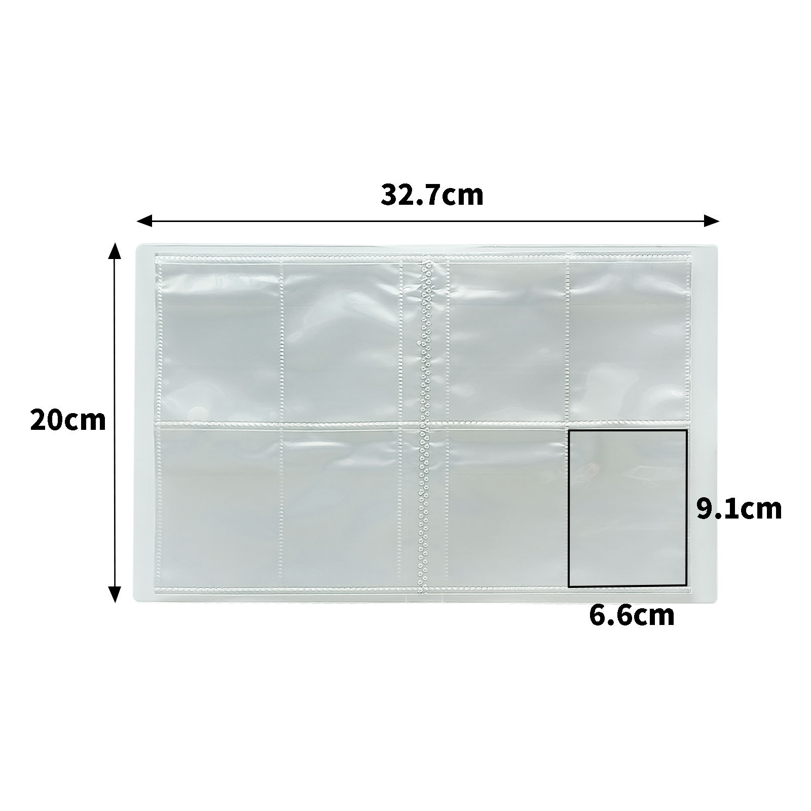 in stock 3 "6" Transparent Frosted Storage Book Pony Polaroid Card Book Postcard Polaroid Star Chasing Card Storage