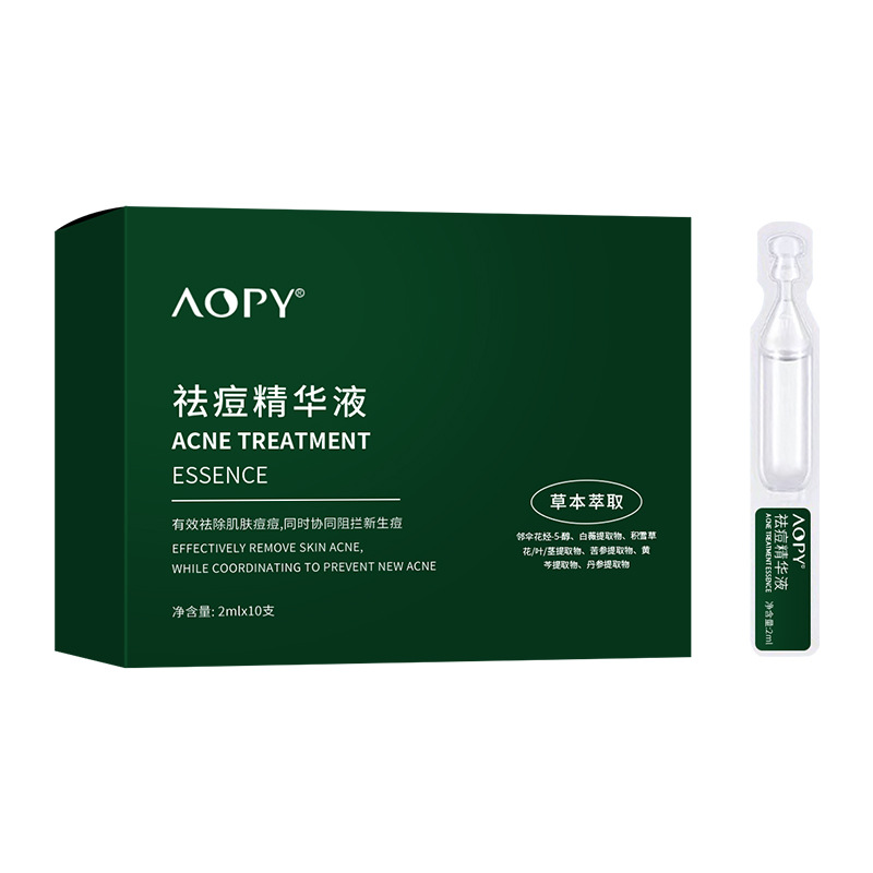 Aopy Anti-Acne Essence Second-Pulse Portable Essence Water Fading Acne Skin Skin Care Salicylic Acid Herbal Acne Removal