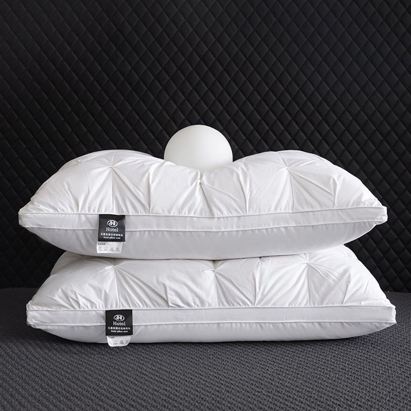 Five-star hotel feather velvet pillow pillow single gift pillow home wholesale hotel