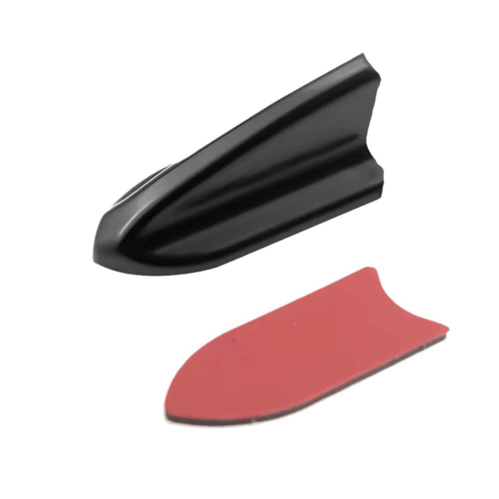 in stock direct sales modification parts body decoration bumper shark fin black carbon fiber air knife tail roof decoration