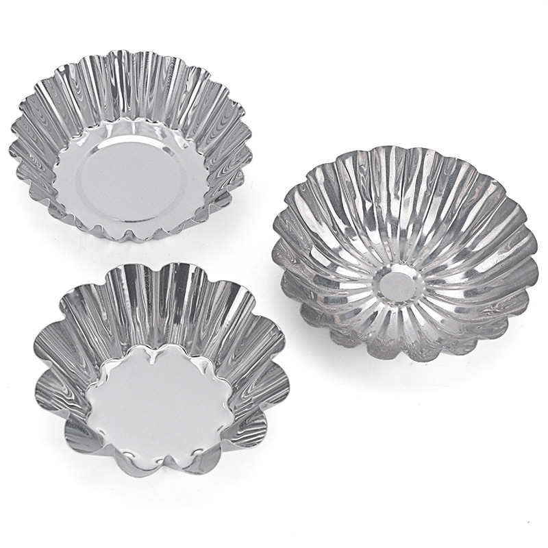 Форма для яичных тартов из нержавеющей стали 430, инструмент для выпечки