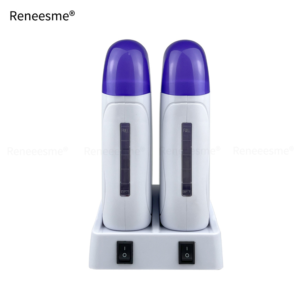 Two-Seat Hair Removal Wax Machine, Beauty Wax Melting Machine, Double-Head Wax Therapy Machine, Mini Hot Wax Machine, Multi-Purpose Skin Beauty Cross-Border