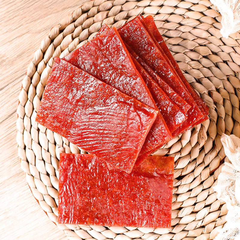 Jingjiang dried pork jerky independent small package specialty 40 small bulk gift bag hand-torn honey flavor snack