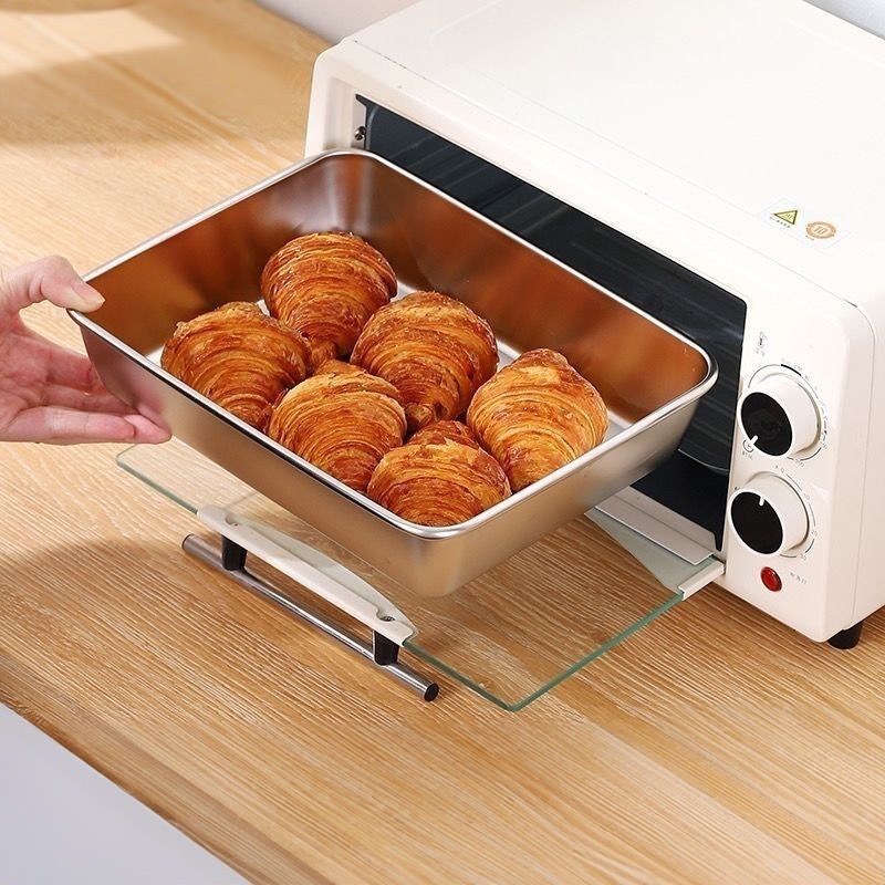 Food Preservation Box Stainless Steel Refrigerator Towel Tray Square Plate with Lid Sealed Storage Box Refrigerator Food Storage