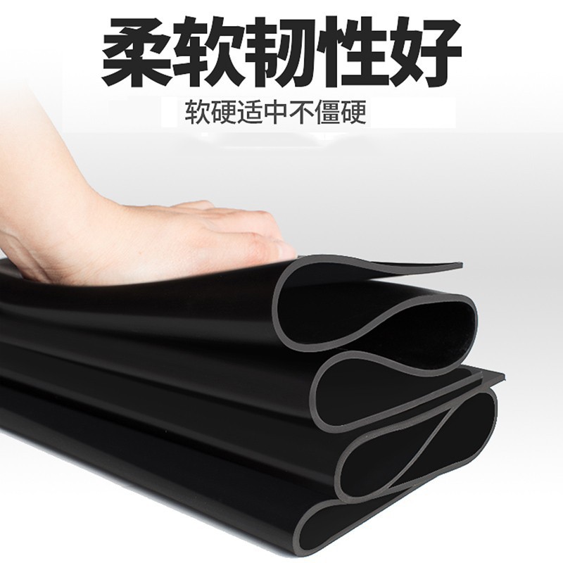 Factory Flooring Industrial Rubber Mat 3mm Black Rubber Sheet 5mm Rubber Shock-Absorbing Rubber Sheet Insulation 10Kv Power Distribution Room