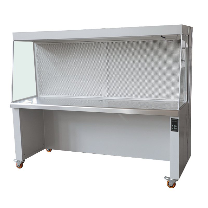 Laboratory Floor-Standing Clean Workbench Uv Lighting High-Efficiency Filtration Class 100 Double Horizontal Flow Clean Bench