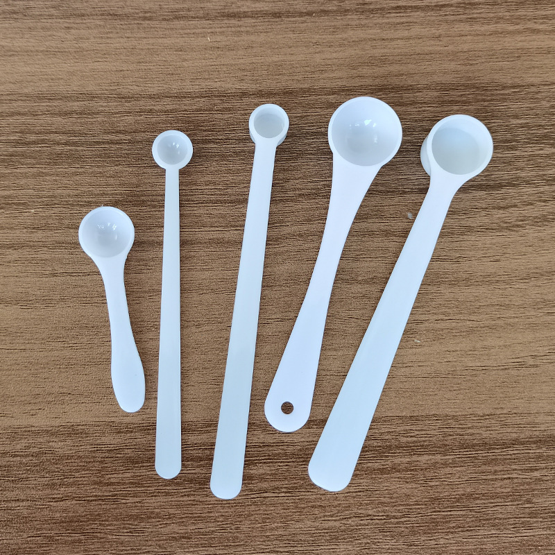 Factory wholesale milk powder spoon quantitative spoon 1g2g3g5g10g15g baking plastic small spoon printed LOGO