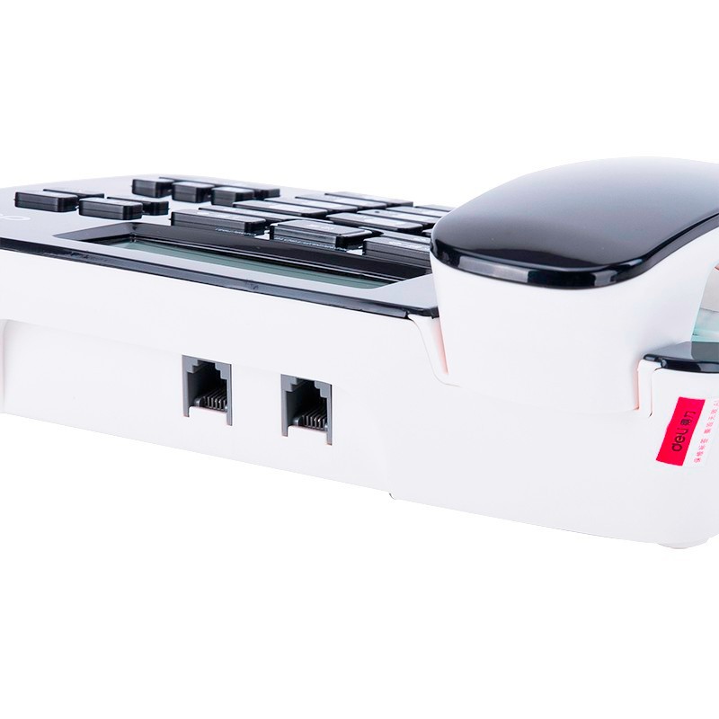 Deli 794 telephone landline fixed telephone office home battery-free dual-interface business caller ID