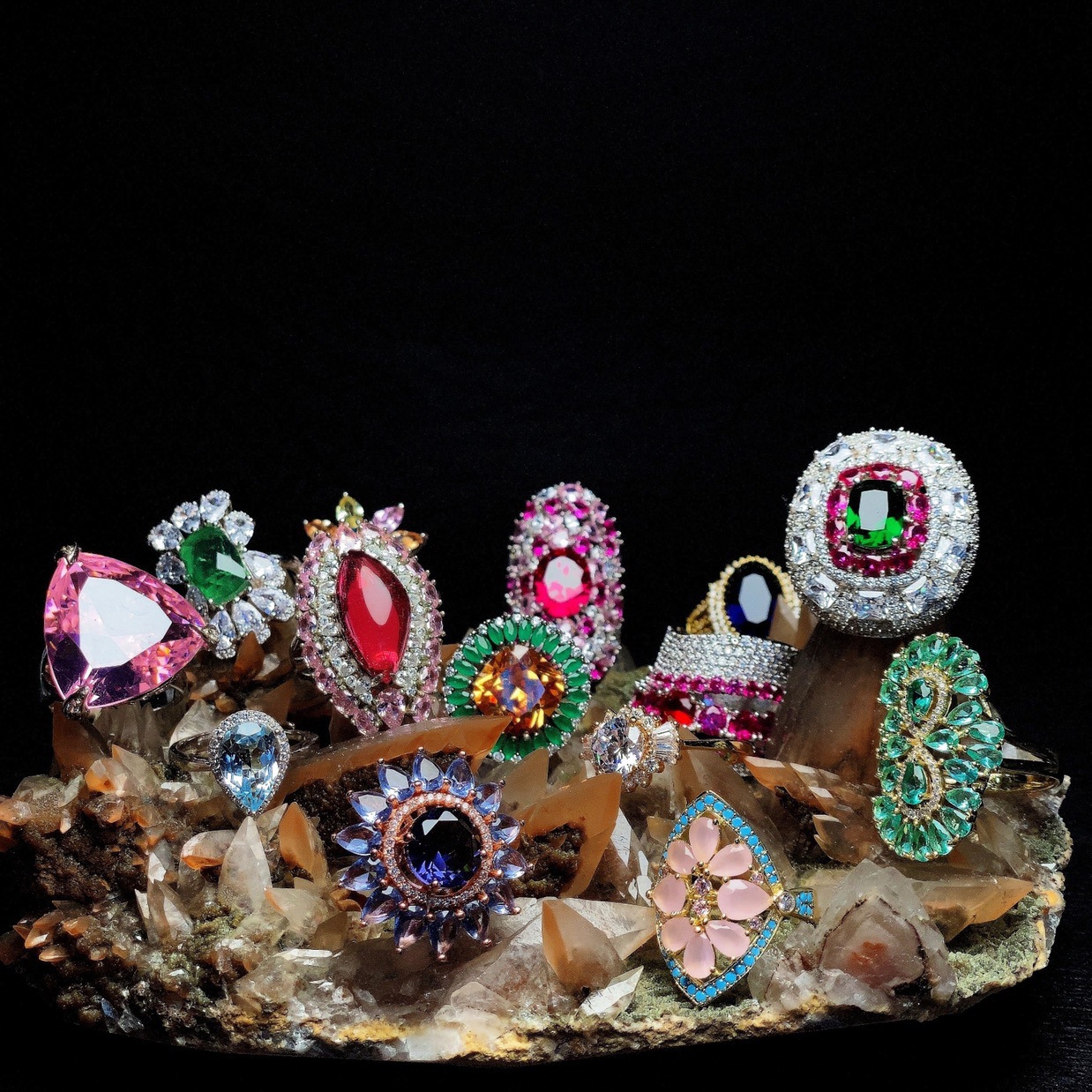 &lt;Customization of Vision&gt;Jewelry Processing 9K Gold 18K Gold Jewelry Inlay with Pictures and Samples Oem Production Jewelry Customization