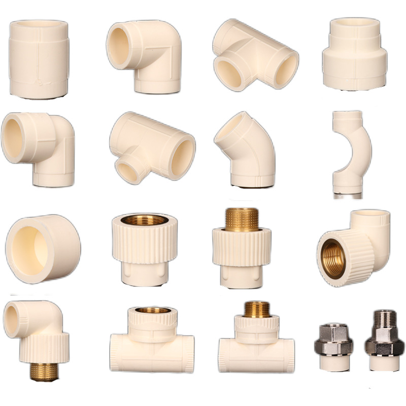 Wholesale Pipe Fittings Direct Elbow Tee Pipe Cap Oxygen-Blocking Heating Pipe Home Improvement Pb Pipe Material Connector Straight-Through Hot and Cold