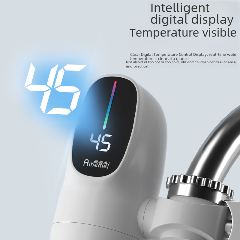 Foreign Trade Instant Electric Hot Water Faucet, No Installation Required, Household Kitchen Plug-In Type, Three-Second Rapid Electric Heating Faucet