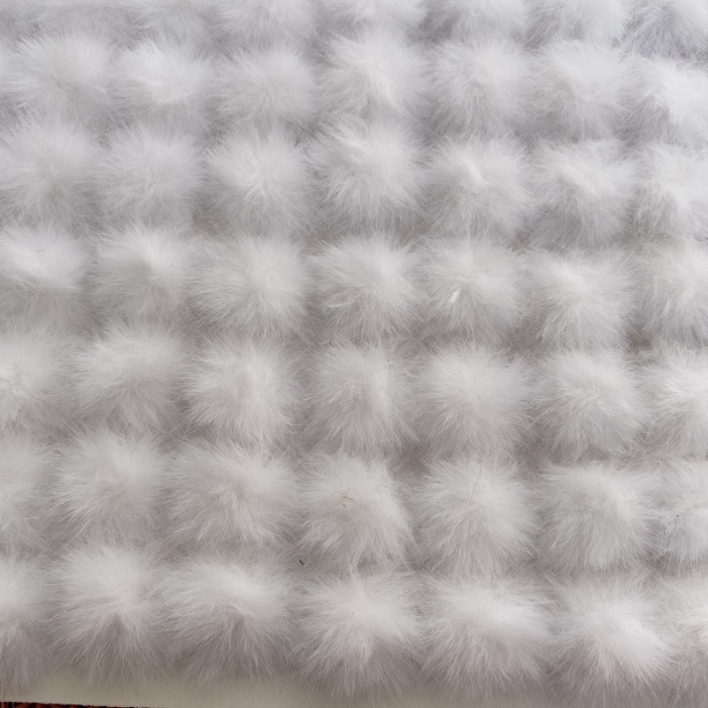 Mink Hair Plate Buckle Headdress Accessories 3cm Imitation Mink Plate Flower Handmade DIY Hairpin Hair Accessories in Stock