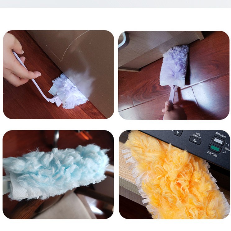Electrostatic dust duster replacement core desktop dust gap hair debris cleaning brush car household feather duster