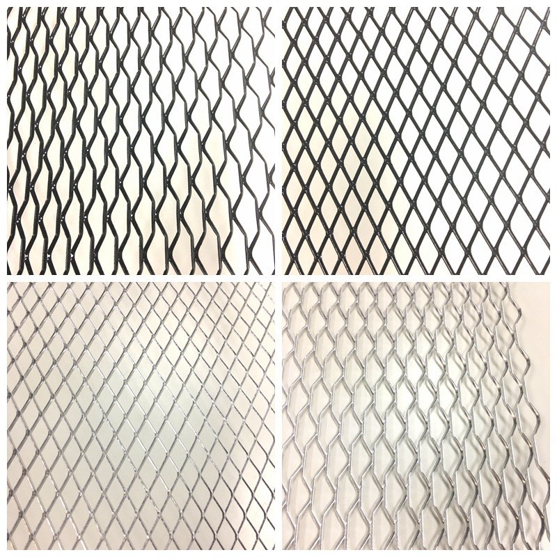 Car Cooling medium mesh 6 * 12MM Diamond modified medium mesh large surrounded air outlet mesh cutting aluminum alloy mesh