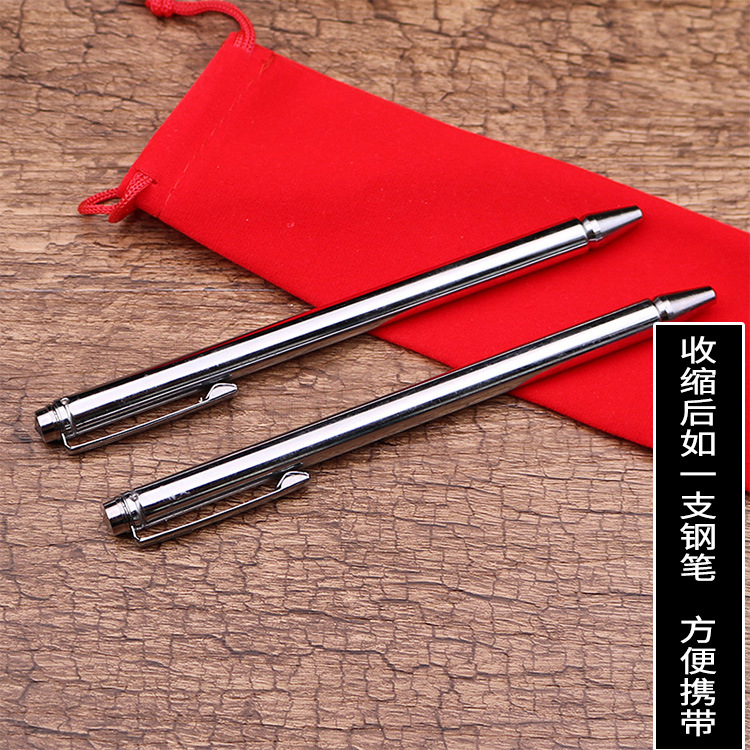 Directly from the Source Manufacturer, the New Retractable Folding Portable Stainless Steel Brass Antenna Dragon-Finding Ruler