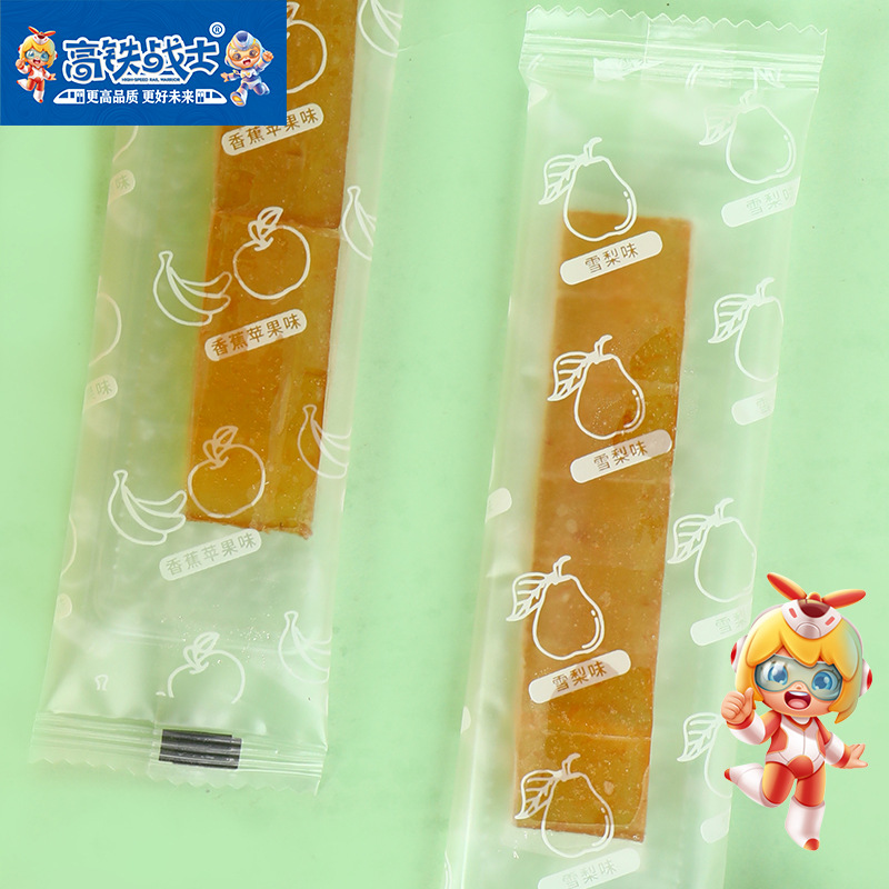 High-speed rail warrior mushroom fruit strips 13G * 6 children's non-white sugar snacks