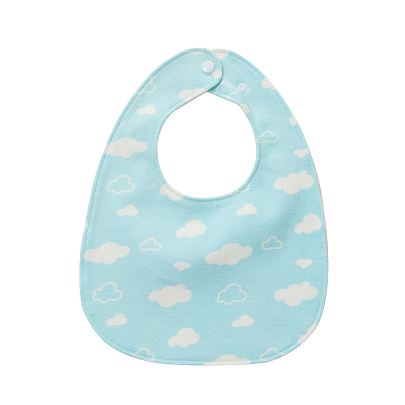 Baby Bib U-Shaped Slippery Towel Children's Dinner Bib Baby Pure Cotton Waterproof Puke Men's Thickened Extra Large Dinner