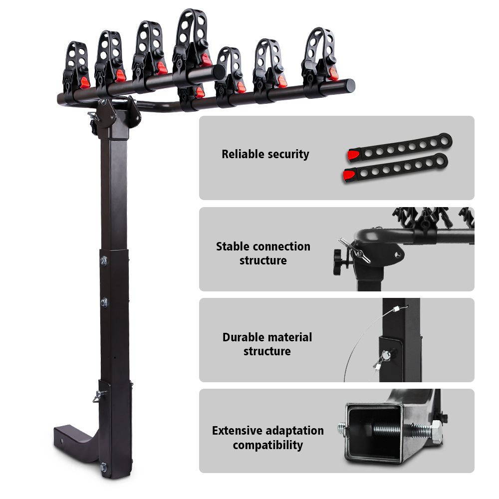 Car Vehicle Bicycle Hanger Four Frame Ordinary Model Car Tail Suspension Frame Adjustable