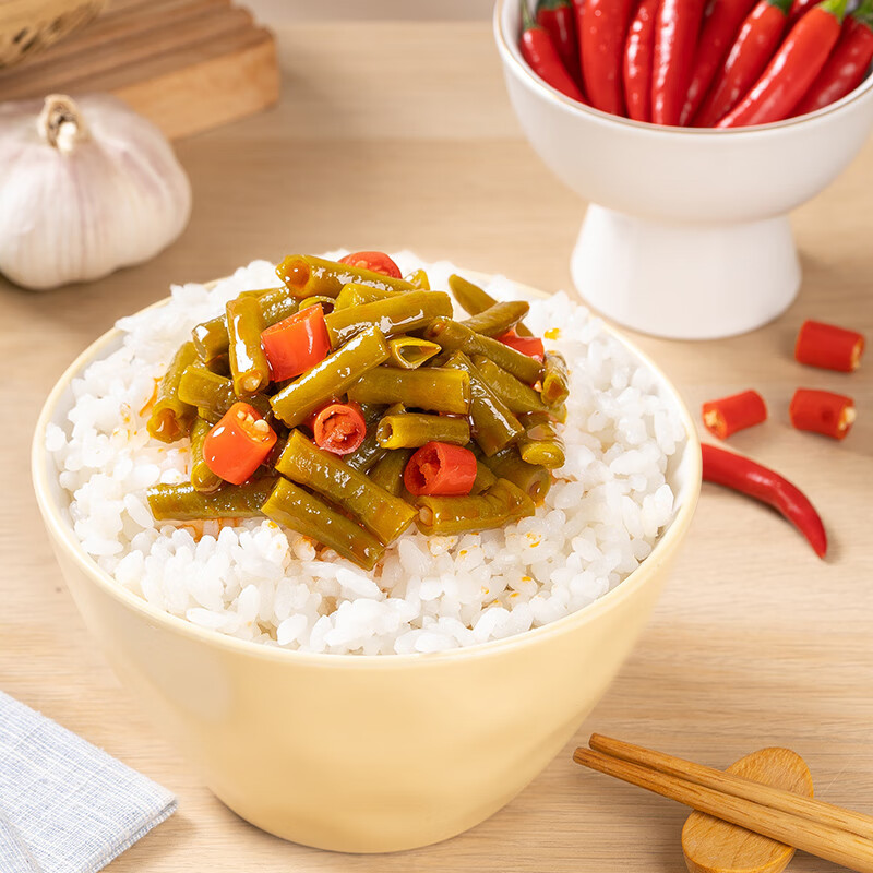 Jixiangju 52g spicy radish dried kelp shreds pickled pepper cowpea Sichuan pickled mustard tuber ready-to-eat appetizing food wholesale