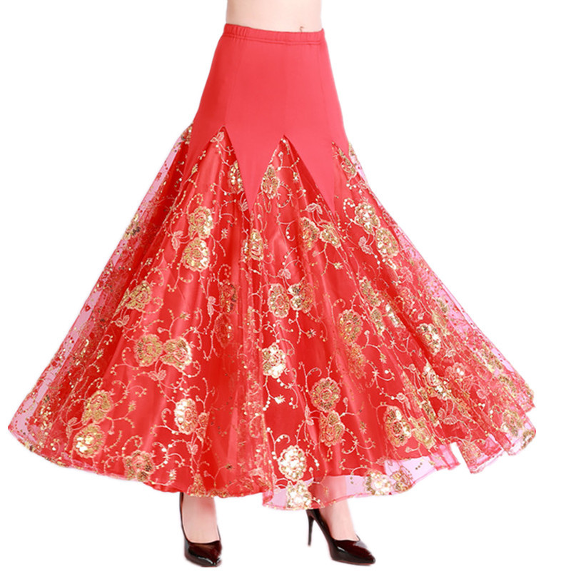 Performance Modern Dance Big Swing Dress Performance Ballroom Dance Long Dress Waltz Dress