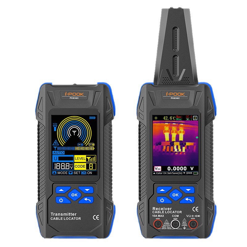 Strong Current Cable Line Finder, Underground Wire Breakpoint Short Circuit Multimeter in the Wall, Infrared Thermal Imaging Multi-Purpose Detector