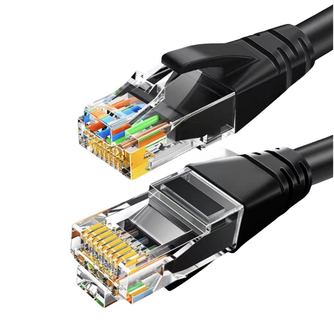 Network Cable Household Category 6 Gigabit 8-core Oxygen-free Copper Router Broadband Monitoring Indoor and Outdoor Finished High-speed Network Cable