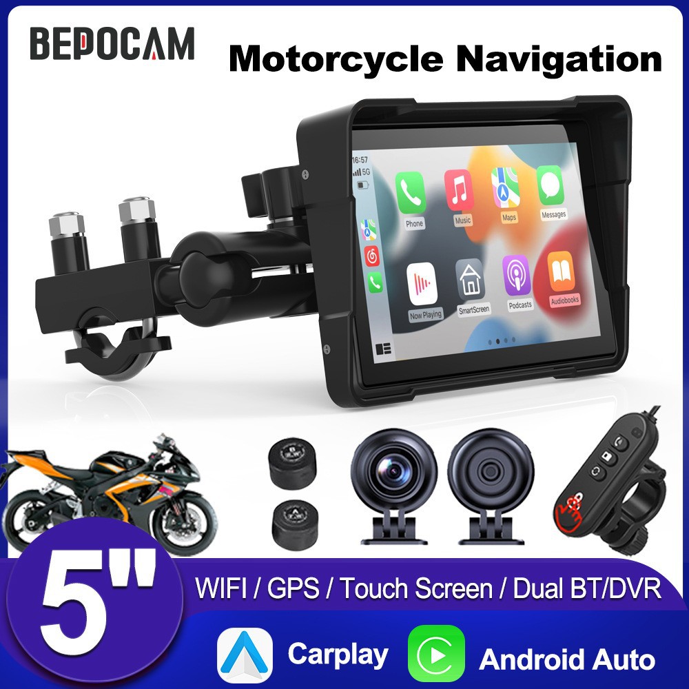 Кросс-браундер мотоциклетный видеорегистратор 5G мобильный телефон WiFi высокое разрешение GPS навигация передняя и задняя двойная запись