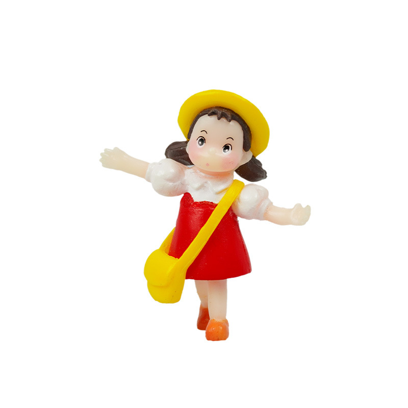 Fish Tank Landscaping Chinchilla Branch Plum Landscaping Ornaments Set Miyazaki Hayao Ladybug Series Micro Landscape Fish Tank Ornaments