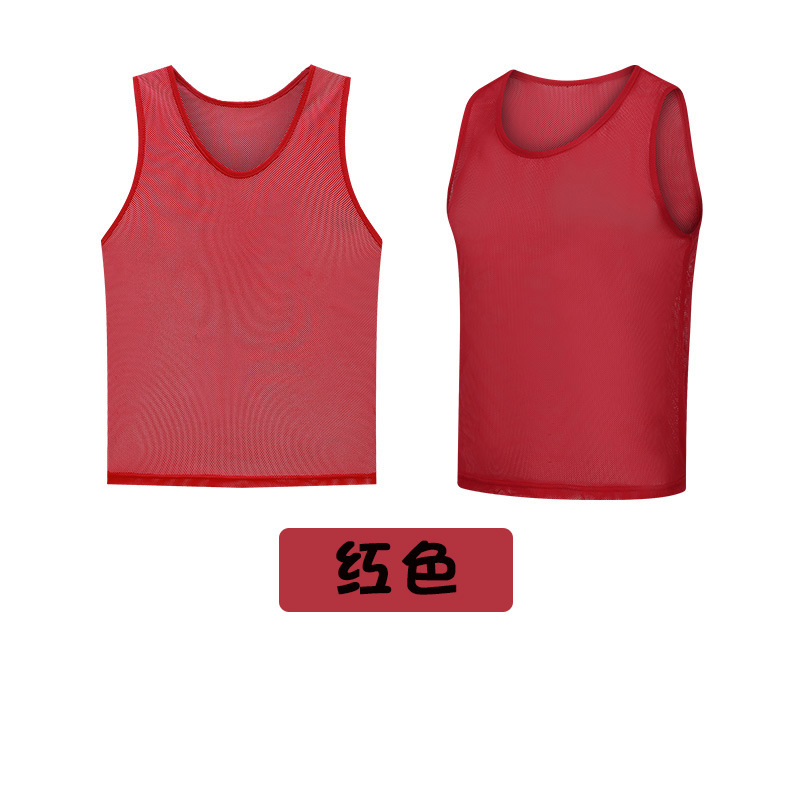 Big Mesh Rival Clothing Customized Basketball Football Training Vest Children's Team Number Clothing Expansion Advertising Vest Clothing