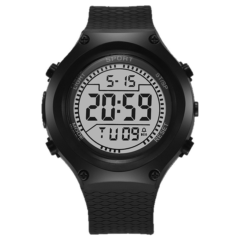 Student Children's Electronic Watch Sports Watch Korean Style Simple Luminous Alarm Clock Outdoor Electronic Watch Cross-Border Wholesale