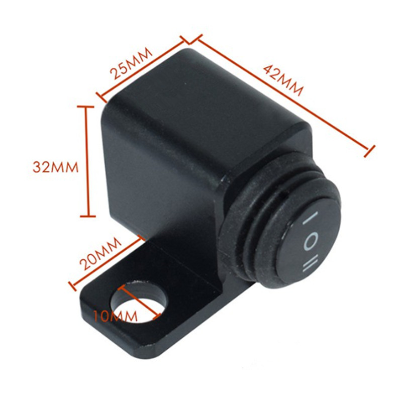 Motorcycle light switch electric door lock flameout switch spotlight switch far and near light switch rearview mirror seat installation accessories