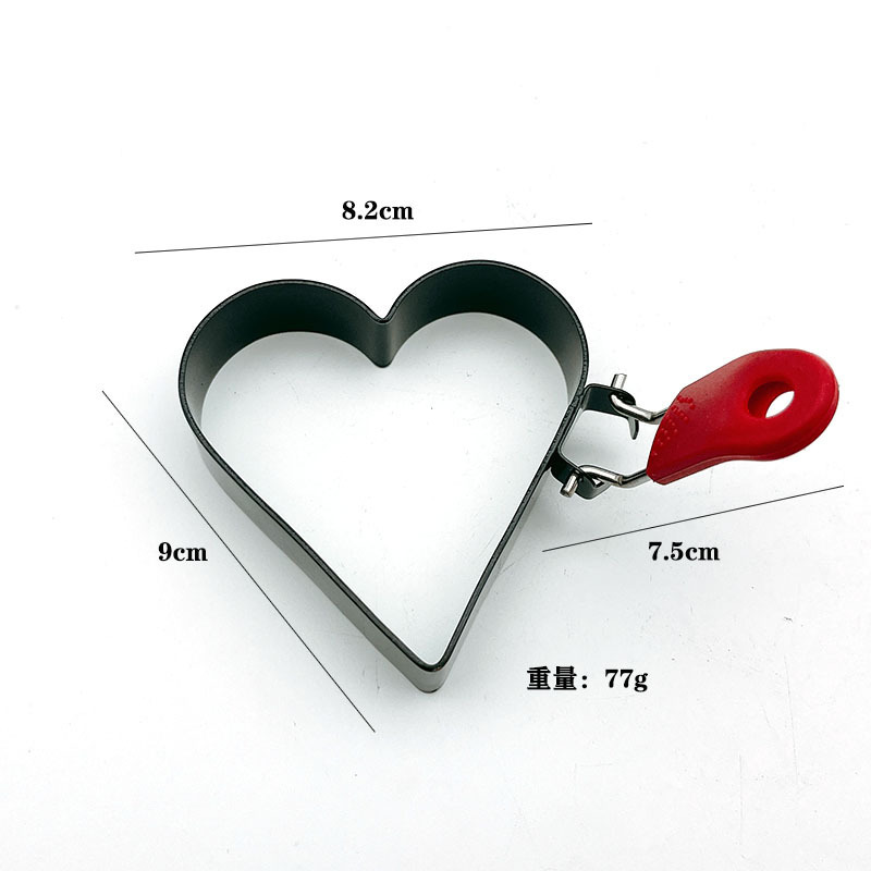 Multi-style non-stick egg omelette mold DIY model egg omelette love five-pointed star poached egg patty omelette ring