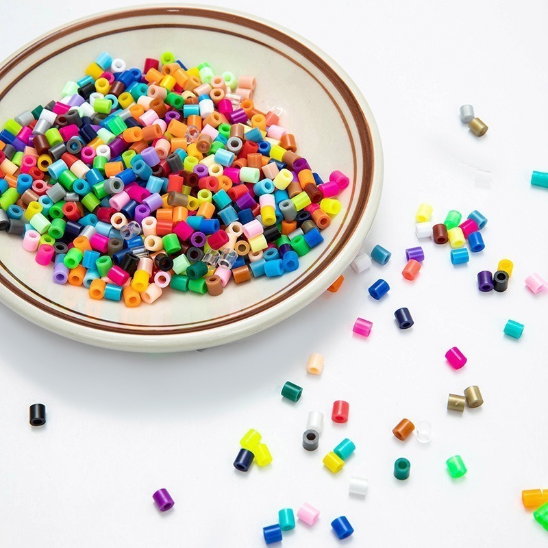Hot-Selling Fusion Beads 2.6mm Mixed Color Single Color Bagged Boxed Fusion Beads DIY Children's Educational Toys