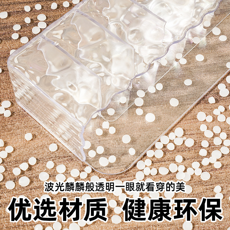 Mirror Cabinet Lipstick Storage Box Punch-Free Wall-Mounted Toiletries Compartment Bathroom Cosmetics Mask Storage Rack