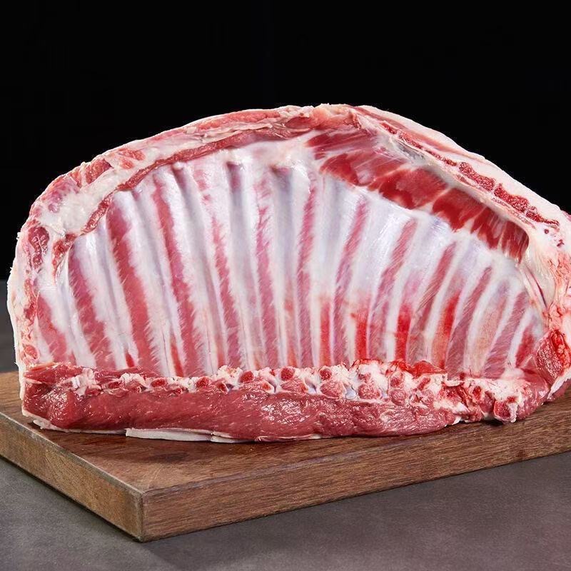 Lamb chops whole fan standard row barbecue ingredients with bone fat sheep whole row mutton wholesale frozen Inner Mongolia Ximeng lamb
