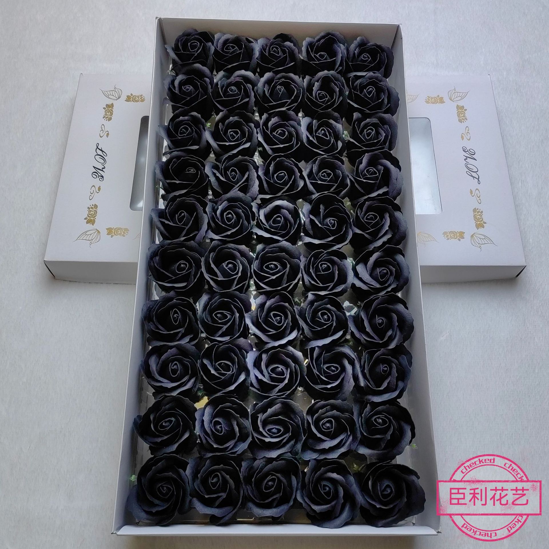 Thickened Three-Layer Soap Flower Head Artificial Flower Soap Flower Bouquet Artificial Flower Rose Source Manufacturer Wholesale