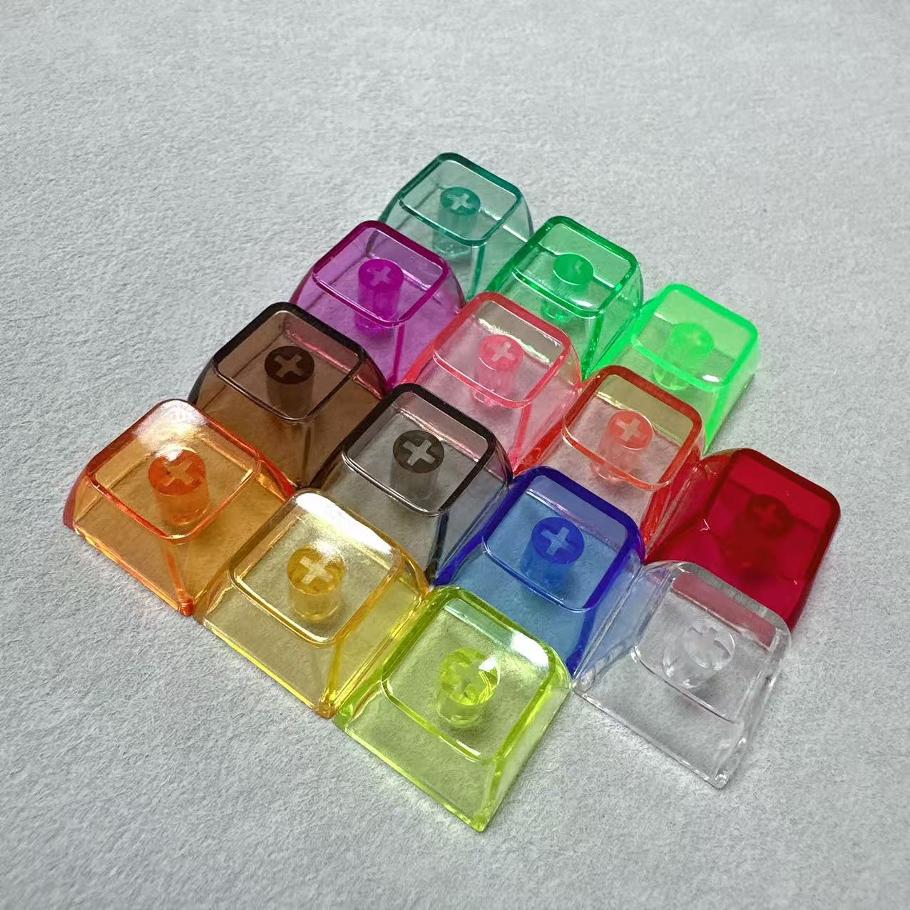 Клавиша Xda многоцветная Abs Cap Pc с высокой прозрачностью, круглая, в форме головы кота, медведя, сердца и когтя кота, силиконовая