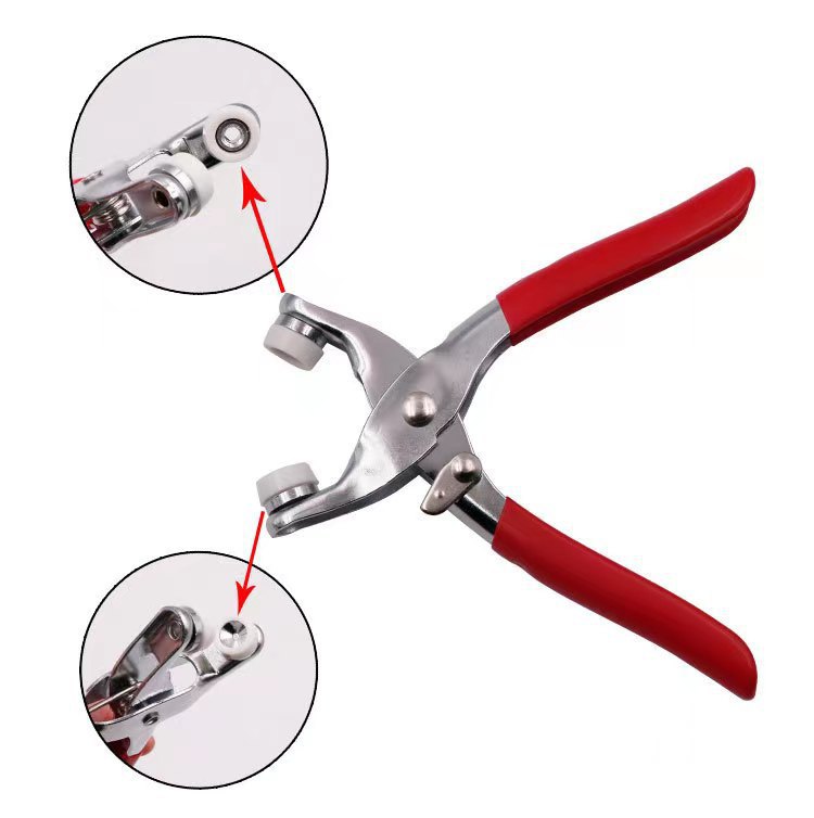 Shoe Need to Be Five-Claw Buckle Installation Tool Mother-In-Law Buckle Multi-Functional Five-Claw Buckle Hand Pressure Pliers Set Baby Buckle Without Sewing