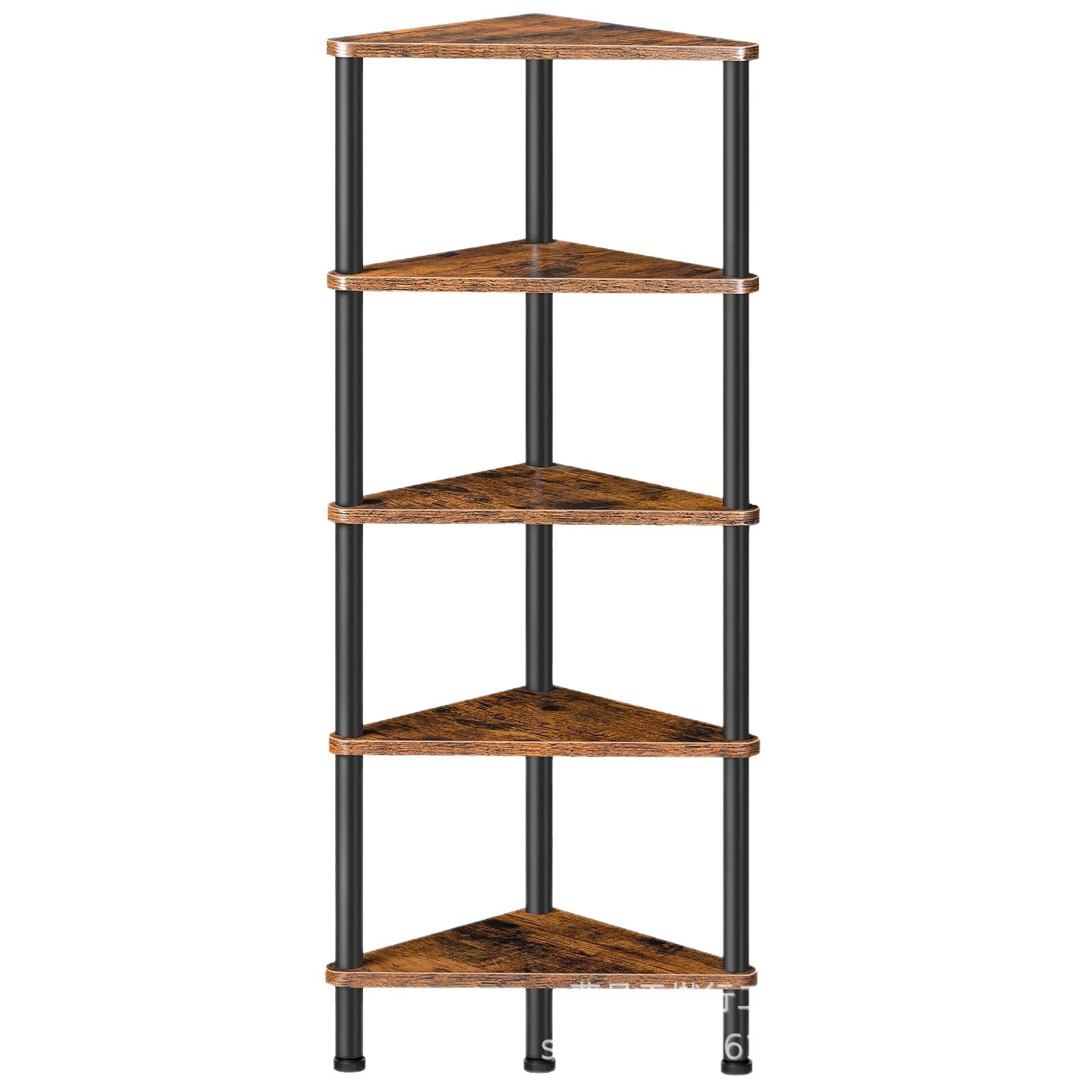 Cross-Border Spot Corner Floor-Standing Multi-Layer Storage Rack Iron Storage Rack Office Living Room Storage Rack Simple Shelf
