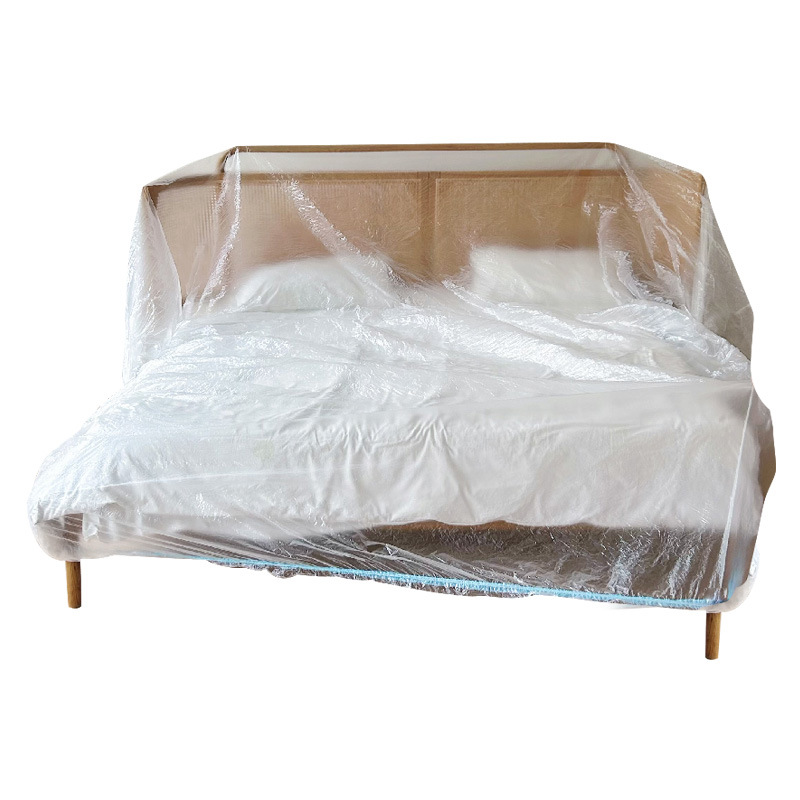 Disposable Bed Cover Plus Size Elastic Drawstring Sofa Cover Dust Cover Furniture Protective Film Stroller Cover Dormitory