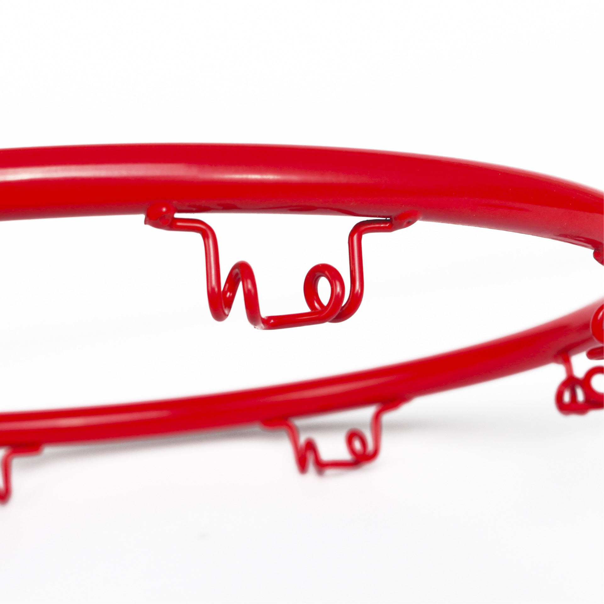 Jinshengda indoor and outdoor children's basketball frame diameter 32CM kindergarten basketball ring distribution net screws self-produced and sold