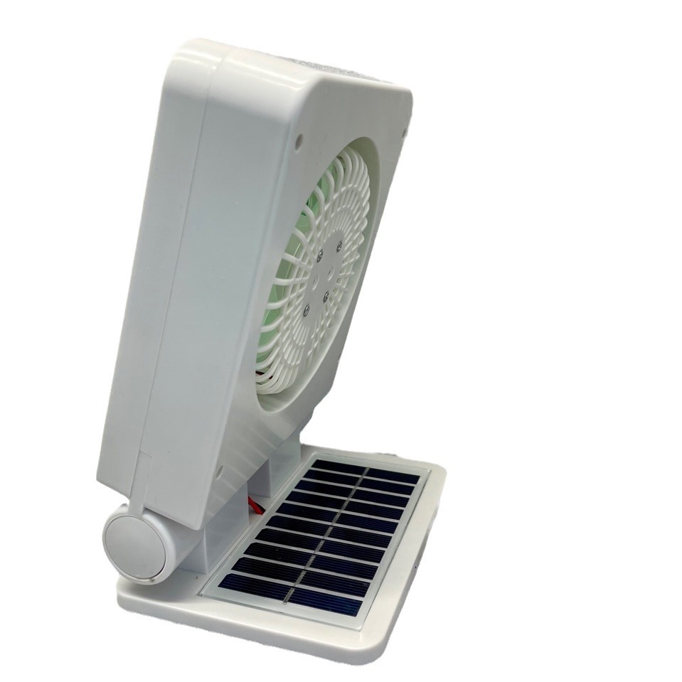 New Solar Electric Fan USB Desktop Mini Fan Cross-Border