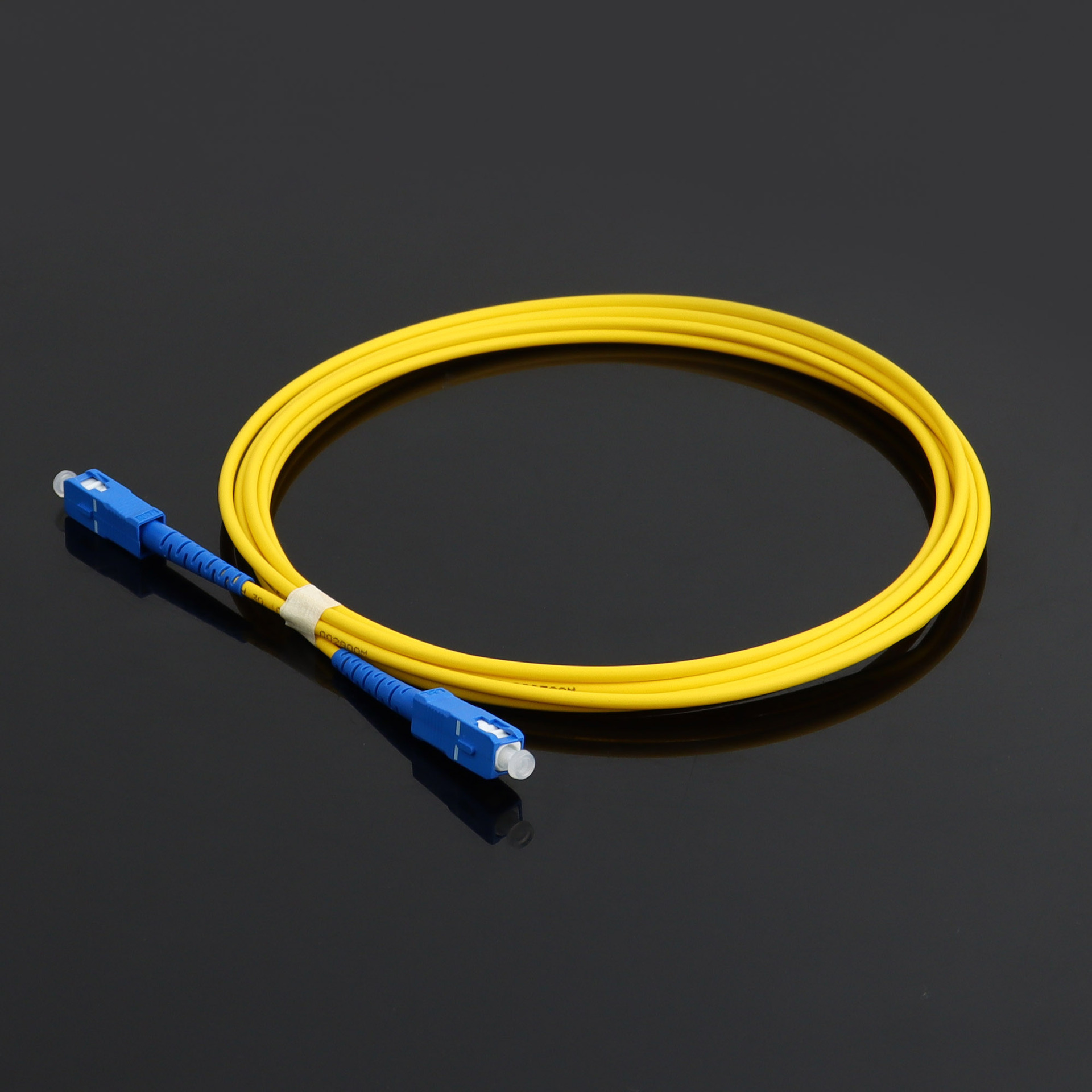Sc-Sc Single-Mode Single-Core Fiber Optic Jumper Telecommunication-Grade Single-Core Jumper Pigtail