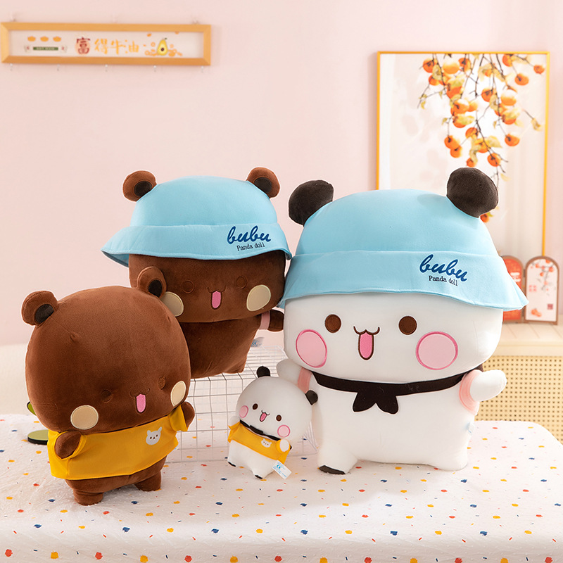 New cute one or two cloth doll doll cloth plush toy dress with hat pillow girl gift wholesale