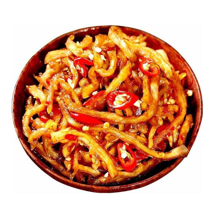 [Yan Xuan] Guangxi papaya shreds appetizing spicy papaya strips spicy bottled crispy ready-to-eat food wholesale