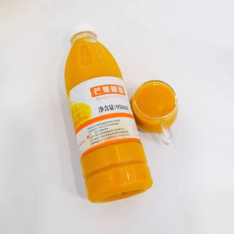 Guangxi Xiaotai Mango Puree Fresh Pulp Juice Jam Commercial Poplar Nectar Raw Materials Commercial Milk Tea Shop Wholesale
